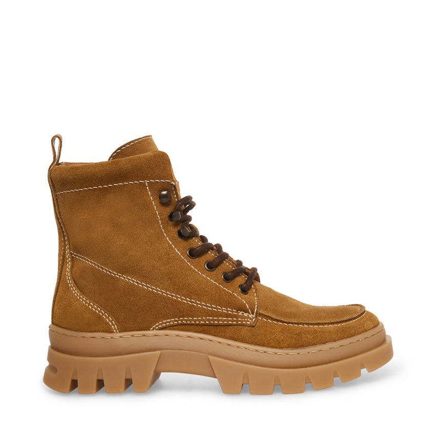 Zapatos Plataforma Steve Madden Wager Gamuza Hombre Marrones | ES DNE342